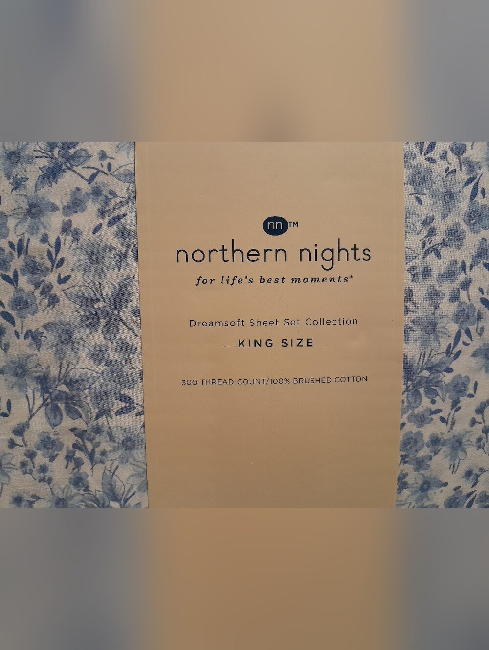 BRAND NEW NORTHERN NIGHTS 300 THREAD COUNT BRUSHED 100% COTTON KING SHEET SET - Picture 3 of 5